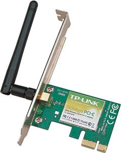 Wireless adapter TP-Link TL-WN781ND 150Mbps (2.4GHz), 802.11n/g/b, 1 detachable antenna, PCIex