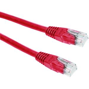 Patch kabel UTP Cat 5e 0,5m crveni