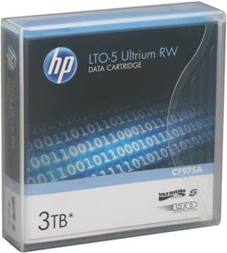 HP LTO-5 Ultrium 3 TB RW Data Cartridge, C7975A