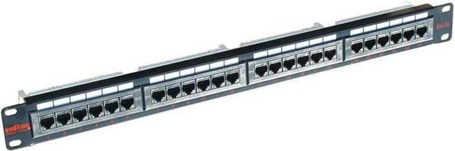 Roline Cat.5e 19" Patch Panel 24-porta UTP, crni, 26.11.0349