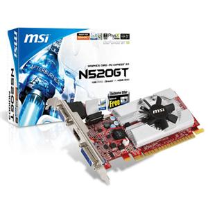 Grafička kartica MSI GTX520, 1024MB DDR3, LowProfile