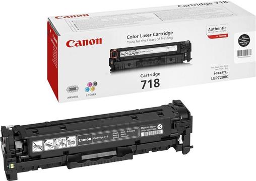 Toner Canon CRG-718Bk, Black