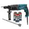 Elektropneumatske bušilice/bušaći čekići Makita HR2470, Snaga 780W, 2,7J, Svrdlo/Kruna 24mm/65mm, Pr