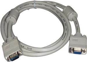 Transmedia C57-3HL Monitor Kabel 3m bijela boja Sub D-plug 15 pin HD to Sub D-plug 15 pin HD vrhunsk