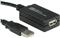 USB kabel 12m aktivni, AM - AF, Roline, crni