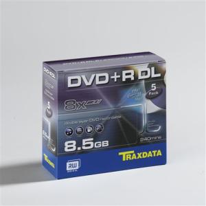 DVD+R DL Traxdata BOX 5, Silver, Kapacitet 8, 5 GB, 5 komada box, Brzina 8x