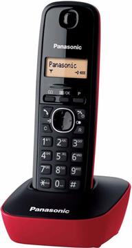 Bežični telefon Panasonic KX-TG1611FXR crveni