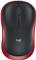 Miš Logitech Wireless M185, optički, bežični, 1000dpi, crven