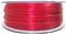 Filament for 3D, PET-G, 1.75 mm, 1 kg, red transpa