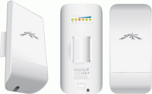 Ubiquity LocoM2, UBNT NanoStation Loco M2, antenna 2x8dBi, outdoor client 2,4GHz, AirMax Station