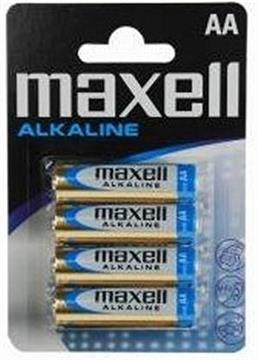 Baterija Maxell alkalna LR-6/AA, 4 kom