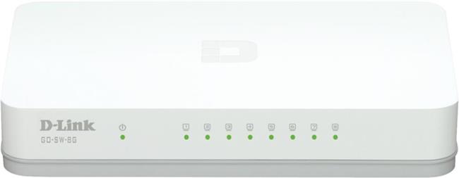 Switch D-LINK GO-SW-8G, Gigabit GOSwitch, 8-port, DGS-1008A