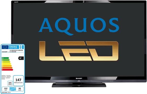 Televizor Sharp LC60LE635E, SHARP AQUOS, LCD LED