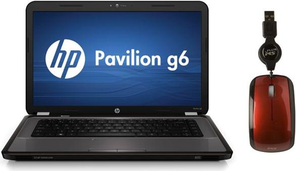 Prijenosno računalo HP Pavilion g6-1195sm i miš Plum (crveni)