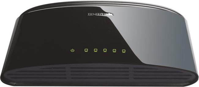 Swich D-Link DES-1005D, 5x 10/100Mbps, crni