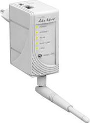 Airlive N.Plug, Wireless b g n Power Adapter Wall-type Access Point, AP, Router, Repeater modes, Support Broadband or 3G Internet Sharing