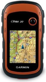 GPS uređaj Garmin eTrex 20 (USB kabel, bazna karta, podrška za GLONASS, HR izbornik) + AdriaTopo