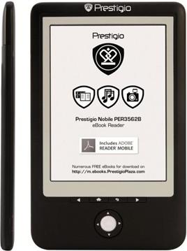 PRESTIGIO E-Book Reader PER3562B (6",2GB,800x600 E-Ink, Text/Audio/Image) Black