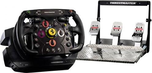 Thrustmaster Ferrari Wheel Integral T500, Includes the Ferrari F1 Racing Wheel and the T500 RS Racing Wheel base foot pedals, Precision, force feedback technology realistic rotation angle , Realistic