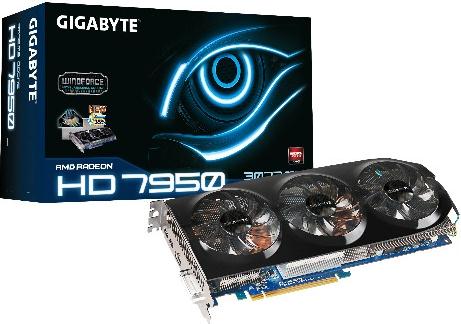 Grafička kartica Gigabyte HD7950 OC, 3GB GDDR5, DVI, HDMI