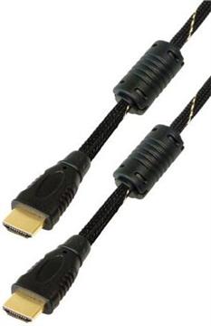 Transmedia C 202 ZNL, HDMI-cable, HDMI-plug 19 pin - HDMI-plug 19 pin, 2,0 m, gold plated, jacket with nylon braiding