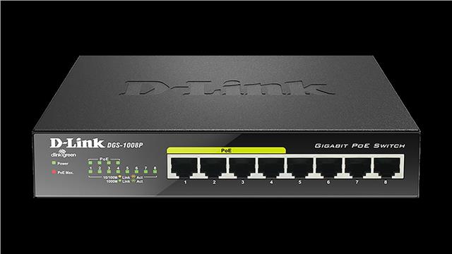 Switch 8-portni gigabitni D-Link DGS-1008P