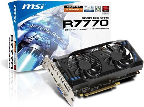 Grafička kartica MSI R7770OC, 1GB GDDR5, DVI, HDMI, mDP