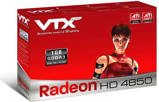 Grafička kartica VTX3D HD4850 1GB DDR5, HDMI, 256bit
