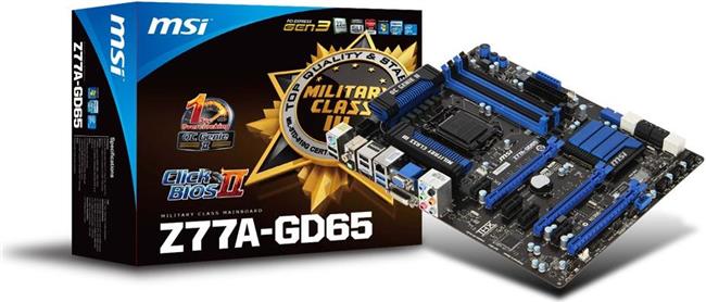 Matična ploča MSI Z77A-GD65, s1155, D3, U3, S3, PCIe 3.0