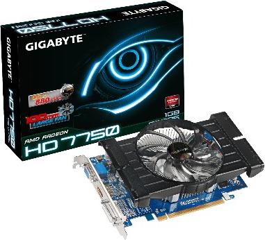 Grafička kartica Gigabyte HD7750 OC, 1GB GDDR5, DVI, HDMI