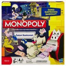 Društvena igra Monopoly šašavi bankomat