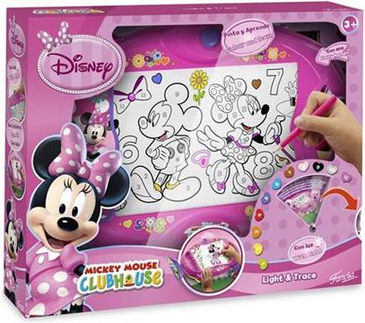 PLOČA ZA CRTANJE SA SVJETLEĆIM ŠABLONAMA DISNEY MINNIE