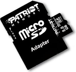 Memorijska kartica Patriot MicroSD 8GB, class10