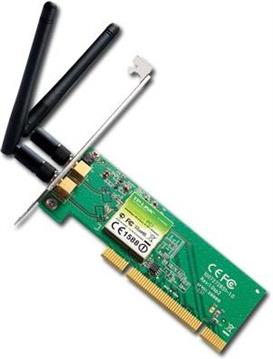 TP-Link TL-WN851ND Wireless N PCI Adapter 300Mbps (2.4GHz), 802.11n/g/b, Atheros, 2T/2R, with 2 detachable antennas