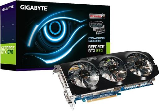 Grafička kartica Gigabyte GTX670, 2GB GDDR5
