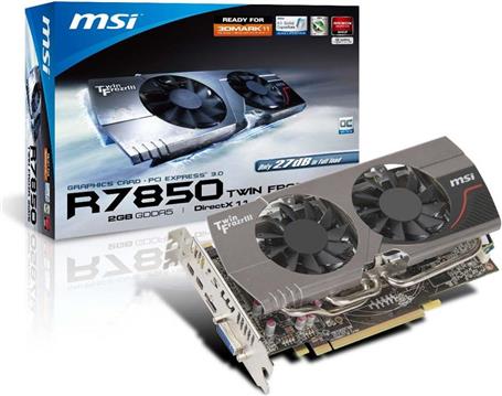 Grafička kartica MSI R7850OC, TF3, 2GB D5, DVI, mDP, HDMI