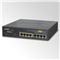 Planet GSD-804P, 8-Port Gigabit 10 100 1000 Mbps with 4-Port PoE Ethernet Switch. Half of the 10 100Mbps TP ports of FSD-804P provide PoE power injector function which is able to drive 4 IEEE 802.3af