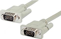 Roline VGA Cable, HD15 M - HD15 M, 2.0m