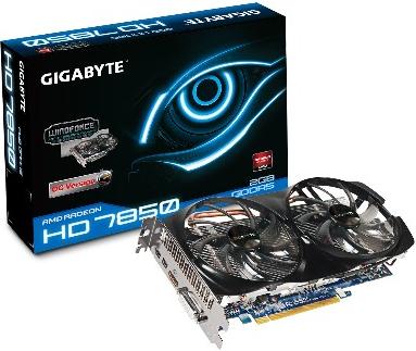 Grafička kartica Gigabyte HD7850 OC, 2GB GDDR5, HDMI, DVI, DP