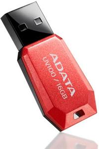 USB memorija 16 GB Adata DashDrive UV100 Red AD USB 2.0, AUV100-16G-RRD