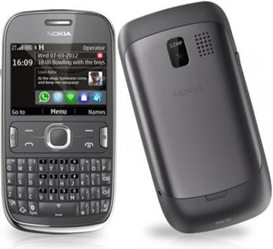 Mobitel Nokia Asha 302 Dark grey