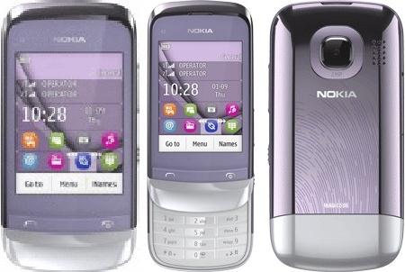 Mobitel Nokia C2-06 Lilac (Dual SIM)