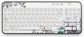Tipkovnica Logitech K360 Wireless Floral Foray