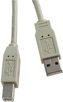 USB kabel 3m, AM - BM, Roline, bež