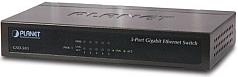 Planet GSD-503, 5-Port 10 100 1000Mbps Gigabit Ethernet Desktop Switch (Metal)