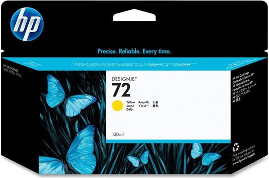 Tinta HP C9373A (no. 72), Yellow