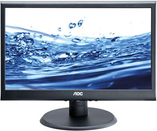 Monitor LCD LED 23.6" AOC E2450SWH, 1920 x 1080, 300 cd/m2, 20 000 000:1, 5ms, black