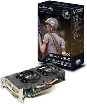 Grafička kartica Sapphire Radeon HD7850 GDDR5 1GB/256bit, 860MHz/1200MHz, PCI-E 3.0 x16, DP, HDMI, 2xDVI, VGA Cooler (Double Slot), Retail
