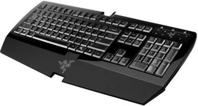 Tipkovnica RAZER Arctosa, gaming keyboard, Silver on Black Edition, crna, USB