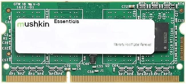 Memorija SO DIMM PC-12800, 4 GB, MUSHKIN Essentials, 992037, DDR3 1600MHz
